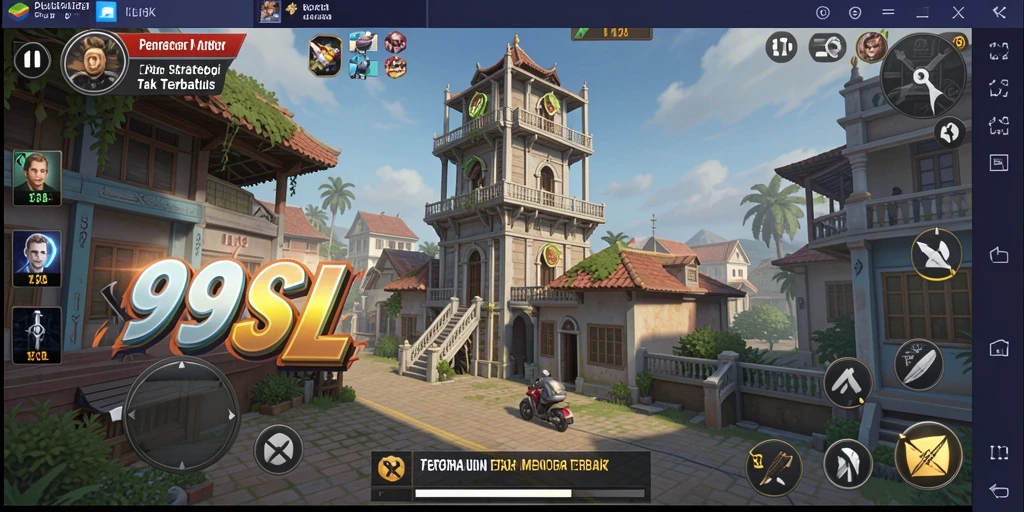 Tampilan gameplay 99SL yang menegangkan dalam Tower Defense.