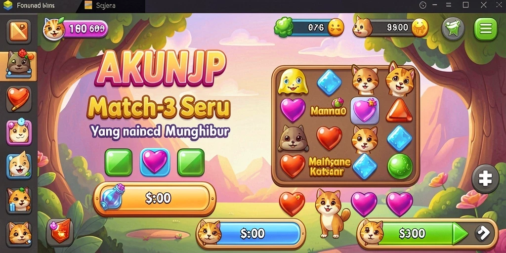 Gameplay menarik dari AKUNJP yang menantang dan menghibur.