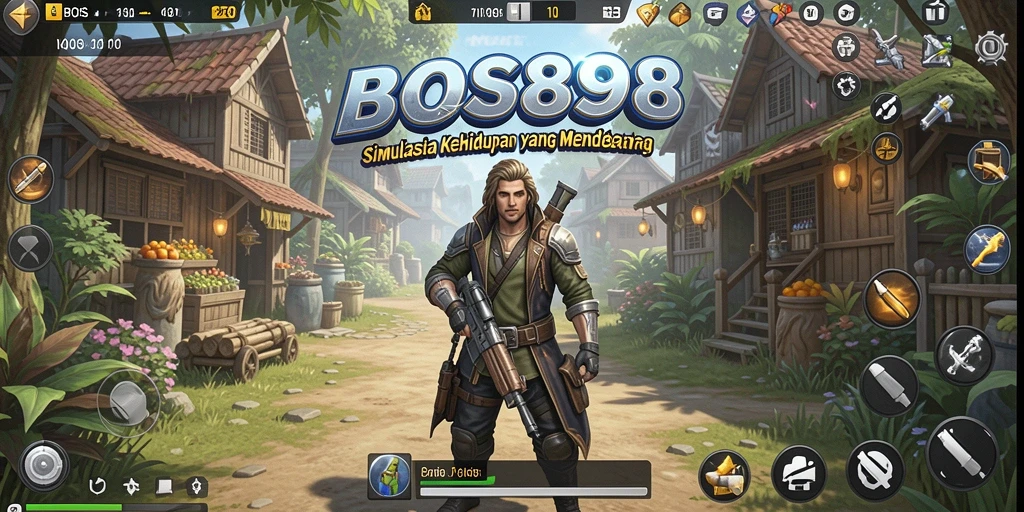 Tampilan gameplay menarik dari BOS898 dalam simulasi kehidupan.