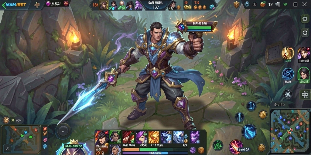 Tampilan menarik dari gameplay MAMIBET yang kompetitif.