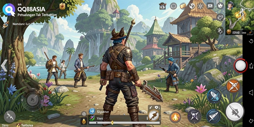 Gameplay menarik di dunia terbuka yang luas.
