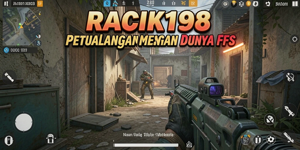 Gameplay mendebarkan dalam pertempuran FPS yang intens.