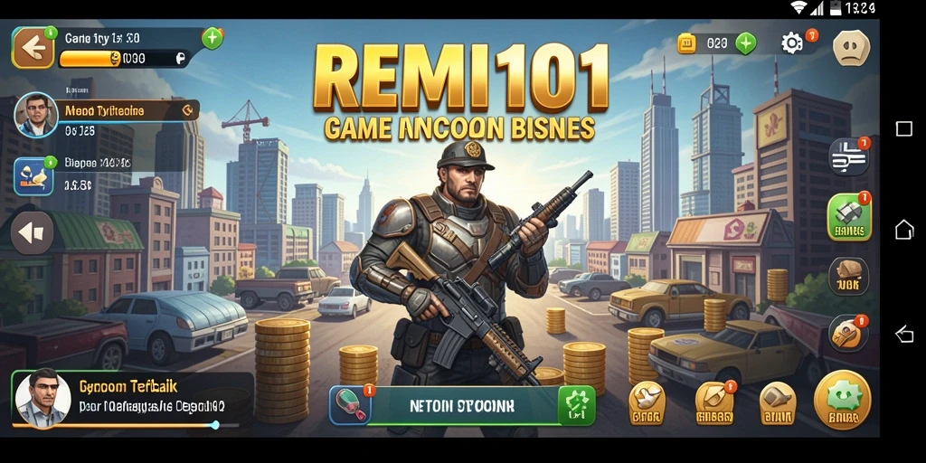 Tampilan gameplay Tycoon yang menawan di REMI101.