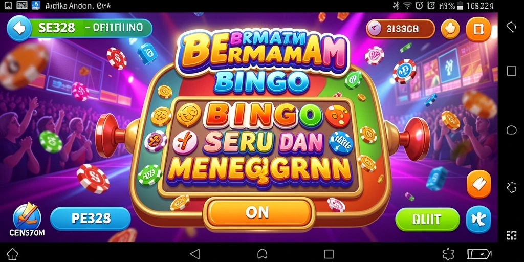 Tampilan gameplay SE328 dengan aksi seru permainan Bingo.